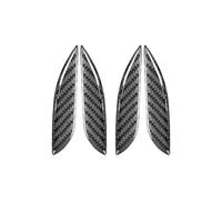 Autocollants Intérieurs Pour BMW Série 3 F30 2013-2018, Décoration De Poignée De Porte Intérieure, Garniture De Cadre Bande décorative contrôle central(NOIR)