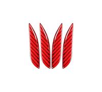 Autocollants Intérieurs Pour BMW Série 3 F30 2013-2018, Décoration De Poignée De Porte Intérieure, Garniture De Cadre Bande décorative contrôle central(ROUGE)