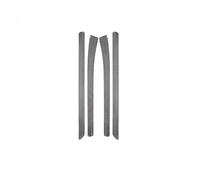 Autocollants Intérieurs Pour BMW Série 5 M5 E39 1995-2003, Garnitures De Portières À Gauche Et À Droite, 4 Pièces Bande décorative contrôle central(NOIR 1)