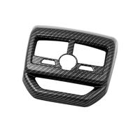 Autocollants Intérieurs pour Peugeot pour 3008 5008 GT 2017 2018 2019 2020 Boîte D'accoudoir Voiture Garniture Moulage Sortie Ventilation Climatisation Arrière Intérieur Automobile(Fibre de Carbone)