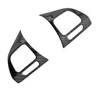 Autocollants Intérieurs Pour Volant De Voiture, 2 Pièces, Pour VW Pour Golf MK6 Et Pour Passat B7 CC Bande décorative contrôle central(NOIR)