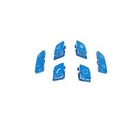 Autocollants interrupteur Compatible Avec BMW Série 1 3 X1 E81 E82 E87 E88 E90 E92 E93 M3 E84 2008 2009 2010 2011 Cache De Remplacement Pour Le Bouton M Du Volant De Voiture(B Model Blue)