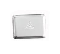 Autocollants interrupteur Compatible Avec Civic 11e Génération MK11 2022 2023 2024 2025 Autocollant De Protection Pour Bouton D'avertissement/feux De Détresse/pare-chocs Arrière(A-Silver)
