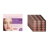 Autocollants Invisibles À Double Paupière - Cosmétique Imperméable Longue Durée, 9,8 X 8,5 Centimètres, Patch En Fibre Respirante | Outil De Beauté À Capuche, Correction Monolide Inégale, Ton D