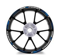 Autocollants Jantes Autocollants Réfléchissants pour Jantes De Moto 14" Et 15" pour Scooter pour H&Onda pour Forza 125 250 300 350 750 MF13(Couleur 3)