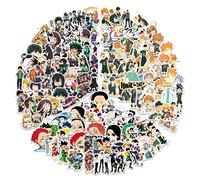 Autocollants Japonais de Dessins animés Mixtes: Stickers My Hero Academia, Hunter X Hunter Autocollants Haikyuu (150PCS) pour Skateboard Ordinateur Portable Voiture Pare-Chocs Casque vélo.