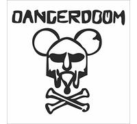 Autocollants - JDM - Die Cut - Danger Doom Decal Mouse Mask MF Hip-Hop Car - Noir - 96 mm x 88 mm