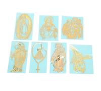 Autocollants Jésus Chrétien, Autocollants Vierge Marie pour étui de Téléphone, Scrapbooking, Journal, Bagages D'ordinateur Portable, DIY Bricolage, 7 Pièces