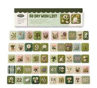 Autocollants Journaling 50 Jours - 50 Stickers Style Broderie pour Bullet Journal, Planner, Scrapbooking, DIY, Accessoires Créatifs, Décoration Carnet et Agenda, Vintage et Prédécoupés pour Scrapbook
