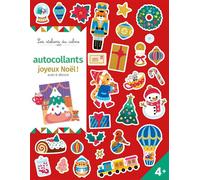 Autocollants Joyeux Noël ! Avec 6 décors - - Léa Fabre - Deux Coqs D'or - Jeux livres objets