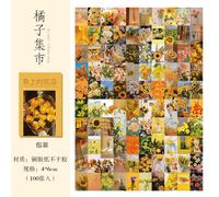 Autocollants Kawaii De La Série Librairie Sur L'île, Étiquette Scrapbooking, Décoratif, Mobile, Artisanal, Papeterie, Diy Bricolage, 100 Pièces/Lot