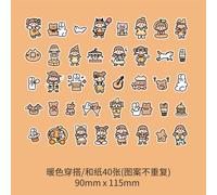 Autocollants Kawaii Doux Pour Scrapbooking, Étiquette Scrapbooking, Artisanal, Décoratif, Pour Journal Intime Planificateur Du Monde, Diy Bricolage, 1lot De 40 Pièces