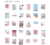 Autocollants Kawaii Style Ins, Étiquette De Scrapbooking, Papeterie De Décoration Esthétique, Pour Journal Poubelle, 50 Pièces