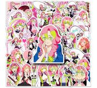 Autocollants Kimetsus No KanrojiMitsuri, 50 Pcs Mitsuri Figurine Vinyle Stickers Imperméable Pour Fête, Scrapbooking Ordinateur Portable Skateboard Pour Étudiants
