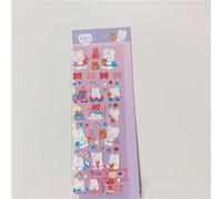 Autocollants Lapin Ours Scrapbooking, Étiquette Scrapbooking, Ruban Décoratif, Mignon, Coréen, Pour Album Journal Intime, Papeterie Scolaire, 1 Pièce