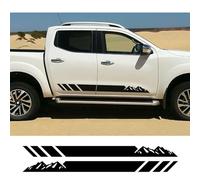 Autocollants latéraux de portière de Voiture, Graphiques Tout-Terrain, Autocollants en Vinyle de Montagne, pour Nissan Navara NP300 D21 D22 D23 D40, Accessoires de Tuning