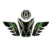 Autocollants Latéraux De Protection De Réservoir pour Moto pour Kawasaki pour Z900, Protection Antidérapante pour Réservoir D'essence Autocollant De RéServoir(Vert)