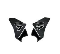 Autocollants Latéraux De Protection De Réservoir pour Moto pour Tracer 7 2024, Kit De Protection en Résine Imperméable AntidéRapants RéServoir(Titane,X-2)