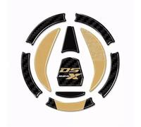 Autocollants Latéraux De Protection De Réservoir pour Moto pour Voge Valico 525DSX 2024, Kit D'autocollants De Protection en Résine Gel Autocollant De RéServoir(Beige,X-2)