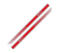 Autocollants latéraux de voiture, décalcomanie de course de sport en vinyle pour Alfa Romeo Giulia Giulietta 159 156 Mito Stelvio 147 GT accessoires de décoration de voiture,Red