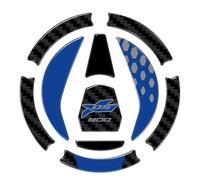 Autocollants Latéraux pour Réservoir De Moto pour Voge Valico DSX900 DS900X 2024 900DSX, Kit De Protection en Résine Autocollant De RéServoir(Bleu,X-3)