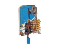 Autocollants LED pour décoration de maison, aimants de réfrigérateur, art mural décoratif unique, accessoires pour espaces personnels et autocollants fonctionnels pour la maison Kjw647 (B, 5 x 7 cm)