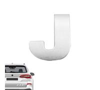 Autocollants Lettres Autocollantes, Emblèmes et Insignes de Voiture Lettre 3D - Autocollants de Voiture Anti-Poussière - Autocollants Alphabet Durables pour Extérieur Autocollants Vifs pour Voiture