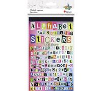 Autocollants lettres & chiffres 6 feuilles Titanum