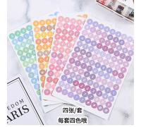 Autocollants Lettres Et Lettres De L'alphabet En Chiffres Colorés, 4 Feuilles, Papeterie De Décoration, Mignon, Coeur D'amour, Pour Planificateur, Carnet De Notes, Journal, Diy Bricolage