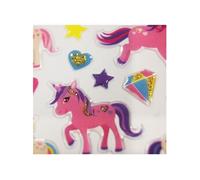 Autocollants - Licornes - Petit Poney - Paillettes - Epoxy -