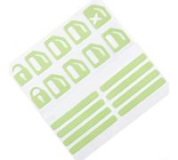 Autocollants lumineux pour interrupteur de console pour panneaux de porte intérieure de voiture, décoration centrale et bouton de commande de tableau de bord