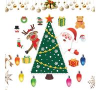 Autocollants magnétiques de décoration d'arbre de Noël, décor de Vacances Polyvalent, PVC, Aimant de réfrigérateur de Noel, aimants du père Noël, idée de Cadeau de Vacances Amusante, pour armoires de