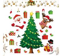 Autocollants magnétiques de décoration d'arbre de Noël, décor de Vacances Polyvalent, PVC, Aimant de réfrigérateur de Noel, aimants du père Noël, idée de Cadeau de Vacances Amusante, pour armoires de