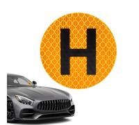 Autocollants magnétiques de voiture - pour pare-brise, emblème arrière | Forte adhérence adhésive, couche de surface résistante aux intempéries, facile à enlever, symbole rétro fenêtre,