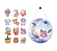 Autocollants Magnétiques Doux, 12 Pièces, Bricolage, Perceuse À Points En Forme Spéciale De Diamants, Feuilles De Fer, Peintures, Décoration Mosaïque D'intérieur Pour La Maison