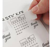 Autocollants mensuels pour calendrier annuel pour intercalaires de journal, planification pour l'année scolaire, agendas et organisateurs, fournitures de bureau (style 1 à 32 mois)