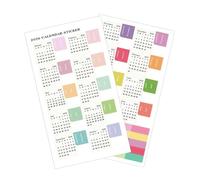 Autocollants mensuels pour planificateurs | 2 onglets adhésifs 2026 | | Calendrier Planificateur Autocollants Scrapbook Fournitures pour école Bureau Journal Notebook Scrapbooking Agenda Étudiant