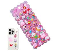 Autocollants mignons de guimauve 3D-23x9.5cm en caoutchouc souple, autocollants de fesses d'animaux, dessin animé DIY | Autocollant de planificateur de thème de voiture pour, décoration de Jou