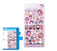 Autocollants Mignons | Décalcomanie Mignonne à Thèmes Cartoon | Petit Autocollant 3D de Chat Cartoon | Pour Tasses À Eau Valises Carnet Enveloppes Lunettes Tablette Agenda Journaux