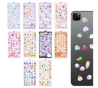 Autocollants Mignons En Forme De Bulles,10 Pièces Mignon Drôle Réutilisable - Stickers Bulles Pour Et Scrapbook | pour Anniversaire Noël Fête Salle de Classe Scrapbooking Journal Carnet Papeterie