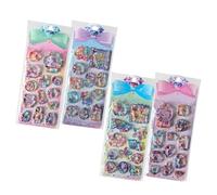 Autocollants mignons - Étiquettes imperméables pour smartphone - Autocollants de récompense mignons avec paillettes - Pour cahier d'école, anniversaire, décoration d'enseignant, récompense en classe