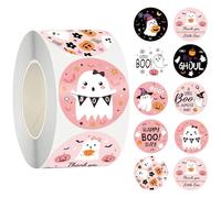 Autocollants Mignons Pour Halloween - 500 Pièces Stickers Adhésifs - Autocollants Adhésifs Halloween Pour Scrapbooking - pour Fête, Mur, Miroir, Livre, Bouteille d'Eau, Bricolage, Porte,