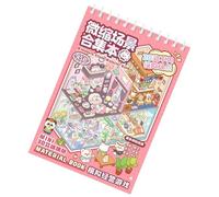 Autocollants miniatures - Stickers muraux 3D pour chambres Collection d'autocollants empilables, motifs de maisons et de filles, faciles à décorer grâce à leur pagaie caractéristique