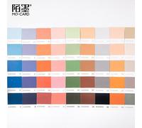 Autocollants Morandi De Couleur Pure, 45 Feuilles, Petit Animal Frais Résistant À L'eau, Décoratif Et Esthétique, Pour Journal, Coréen, Diy Bricolage