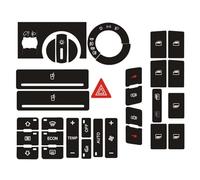 Autocollants Motifs Compatible Avec A2 1996-2003 1 Jeu Autocollant De Réparation De Bouton De Voiture Bouton De Réglage Des Phares Usé