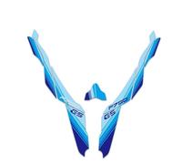 Autocollants Moto pour B&MW F750GS F750 GS F 750 GS, Protection Latérale pour Réservoir, Kit De Protection pour Carénage Avant Autocollant De RéServoir(Bleu,X-2)