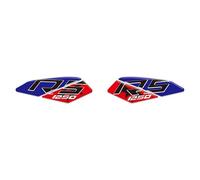 Autocollants Moto pour B&MW R1250RS R 1250RS R1250 RS, Protections Latérales De Réservoir, Autocollants en Gel, Protections De Traction Autocollant De RéServoir(Bleu,X-2)
