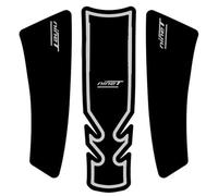 Autocollants Moto pour BMW pour R NineT, Protections Latérales De Réservoir, Autocollants De Carrosserie, Carénage, Peinture, Protection AntidéRapants RéServoir(Noir 1,X-2)