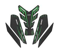Autocollants Moto pour K&awasaki pour Ninja 500 SE (2024) - Protection Latérale pour Réservoir - Antidérapants - Genouillères Autocollant De RéServoir(Noir 1)
