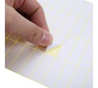 Autocollants multifonctions, étiquette autocollante vierge, 15 feuilles, 13x38mm, 840 pièces, Note de colis, fournitures scolaires et de bureau